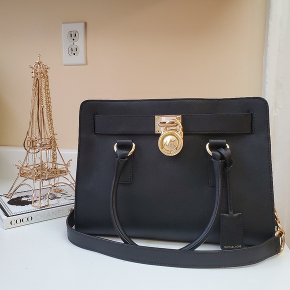 Michael Kors Handbags - Michael Kors Hamilton Leather Satchel
